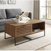 Mesa de Centro Industrial Rattina Ventitas Home Espresso