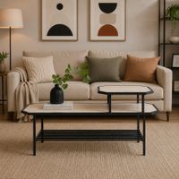 Mesa de Centro Industrial Terika Ventitas Home Manzano
