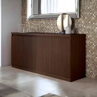 Aparador Judith 4 Puertas Chocolate - Masiva Home