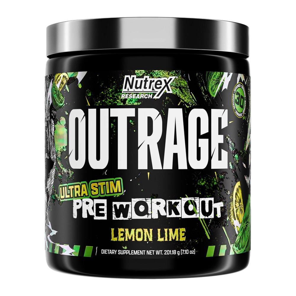 Out Rage Pre 200 g Nutrex Out Rage Pre 200 g Lemon Lime Nutrex