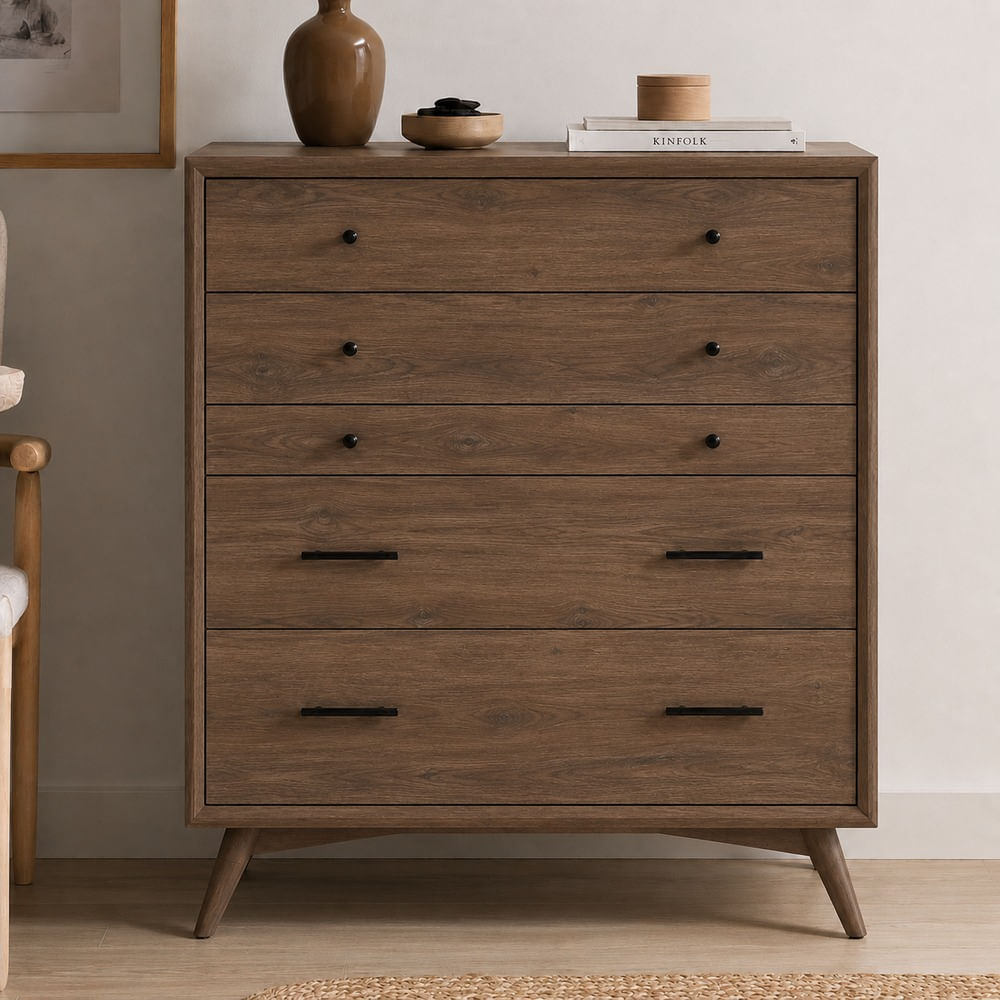 Cómoda Nórdica Frotinaliti 5 Cajones Ventitas Home Bellota