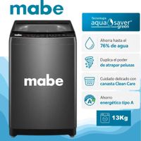 Lavadora Automática Mabe 13 Kg Diamond Gray - LMAP3120WDGBB0