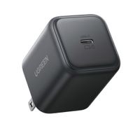 Cargador Ugreen X524 Carga Rapida Tipo C 45W GaN 65050B Negro