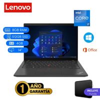 Reacondicionado Laptop Lenovo ThinkPad P14s Core i7 11va 8GB RAM 512GB SSD 4GB Video 14""