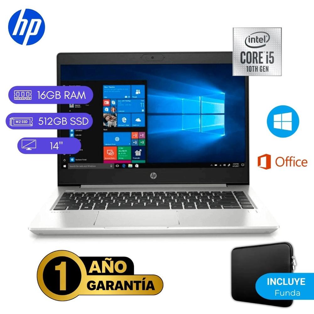 Reacondicionado Laptop  HP ProBook 440 G7 Core i5 10ma 16GB RAM 512GB SSD 14""
