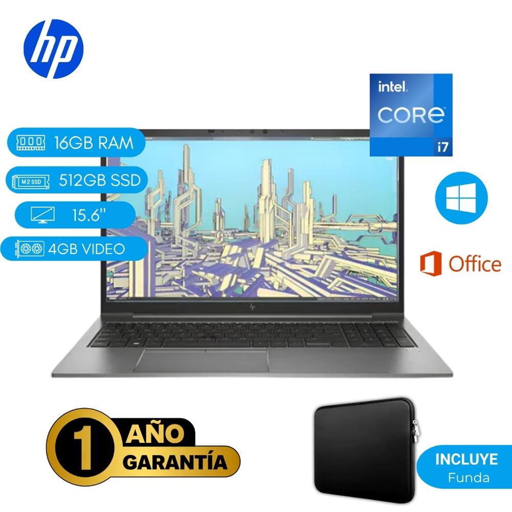 Reacondicionado Laptop  HP ZBook Firefly 15 G8 Core i7 11va 16GB RAM 512GB SSD 4GB Video 15.6""