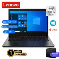 Reacondicionado Laptop Lenovo ThinkPad L14 Core i5 10ma 8GB RAM 512GB SSD 14""