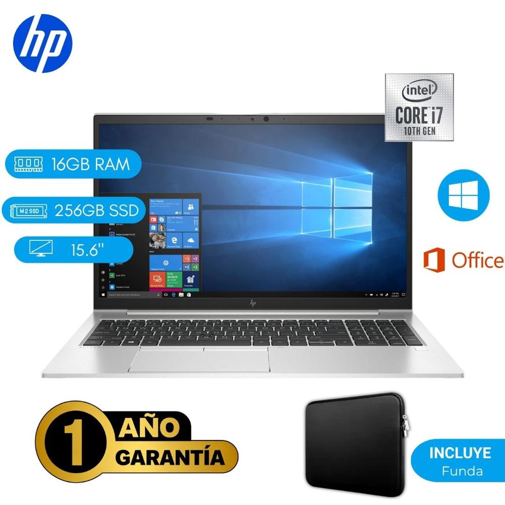 Reacondicionado Laptop  HP EliteBook 850 G7 Core i7 10ma 16GB RAM 256GB SSD 15.6""