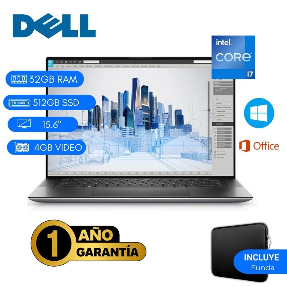 Reacondicionado Laptop  Dell Precision 5560 Core i7 11va 32GB RAM 512GB SSD 15.6""