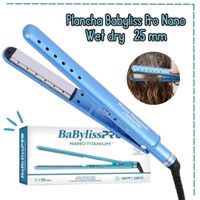 Plancha Alisadora Babyliss Pro Nano Titanium Wet Dry  25mm