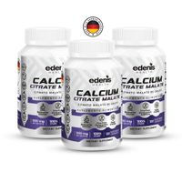 Pack 3 Citrato Malato de Calcio Edenis Health 120 Cápsulas