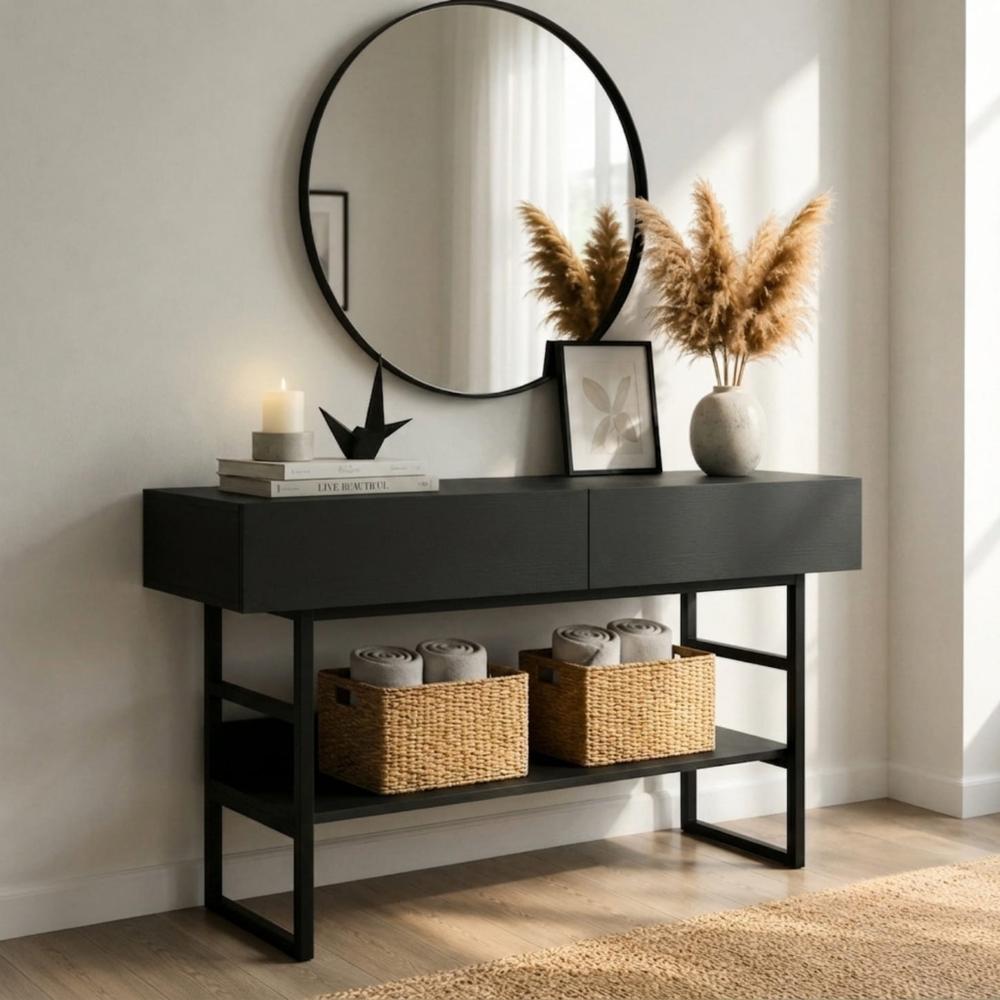 Consola Recibidor Soho Negro Coricha Home
