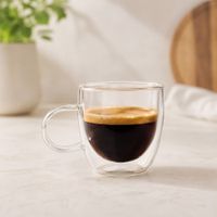6 Tazas Doble Capa para Espresso de 100 ml