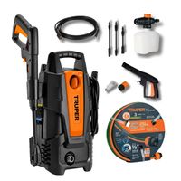 Hidrolavadora Eléctrica Portatil 1400W 1500PSI 102095 con Manguera 10 mt 16050 TRUPER