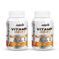 Pack 2 Vitaminas D3 K2 Edenis Health 120 Cápsulas
