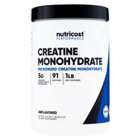 Creatina Monohidratada - Nutricost - 91 Servidas