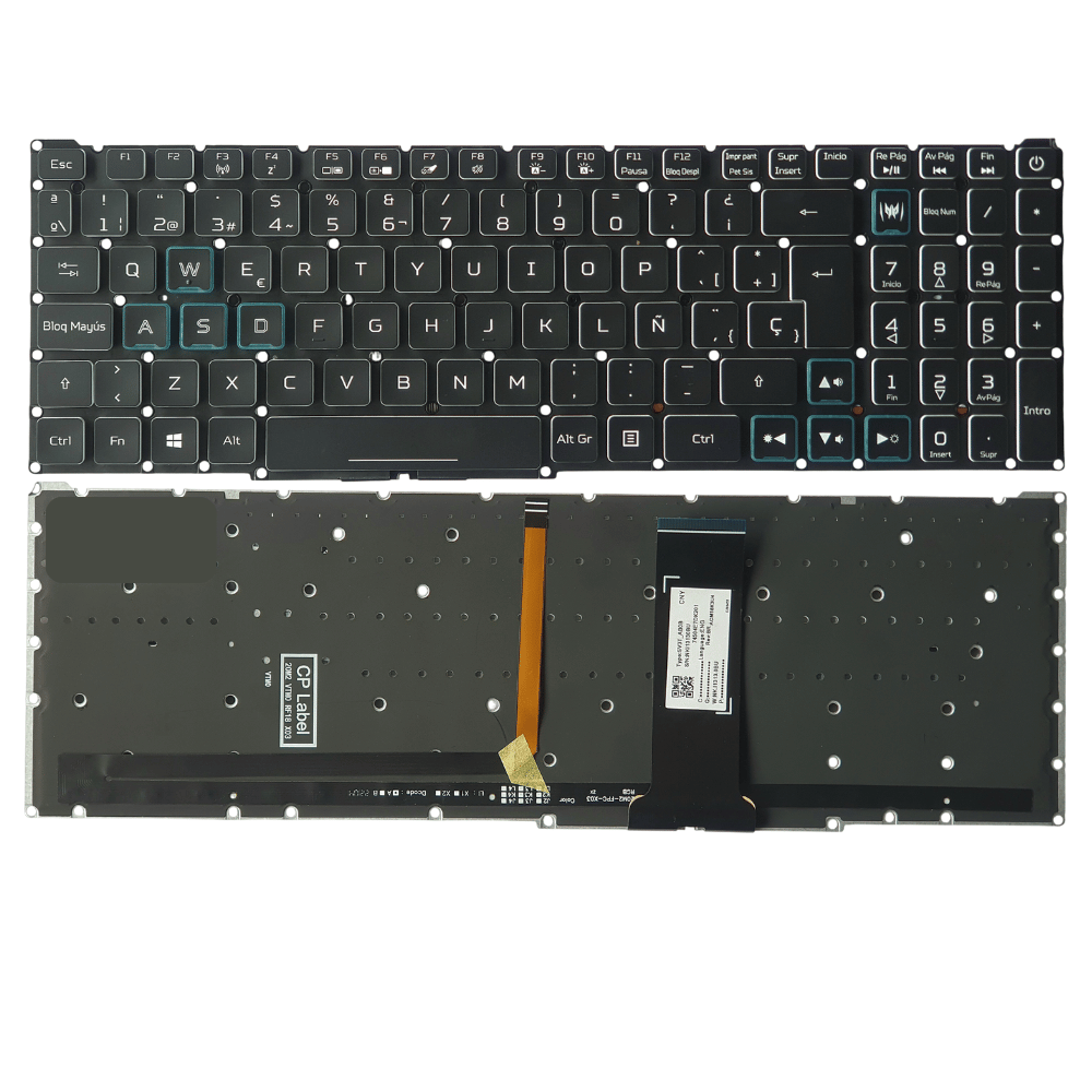 Teclado Original ACER Nitro 5 AN515-55 An517-51 AN517-52 RGB