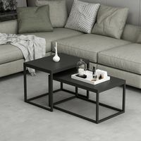Mesa de Centro Kalina Ventitas Perú Negro