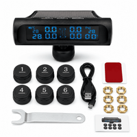 Medidor de Presión de Llantas para Camión y Bus 6 Sensores  Carga Solar TPMS