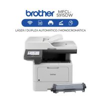 Impresora BROTHER Láser Monocromática MFC-L5915DW
