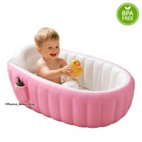 Bañera Piscina Inflable Portátil para Bebé -SPA- Rosado SPA-002