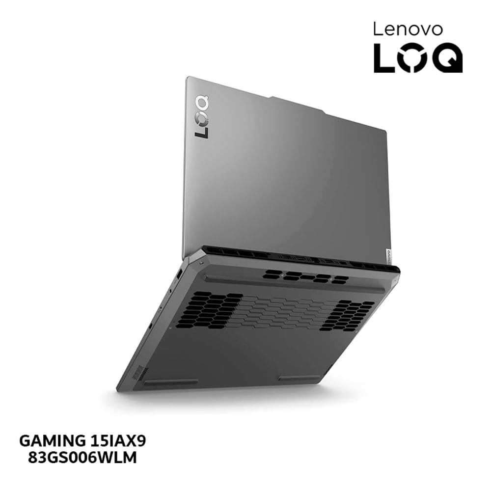 Laptop Lenovo LOQ 15IAX9 CI5 12450HX 8Gb Ram 512Gb SSD 15.6 FHD RTX 3050 6Gb  83GS006WLM