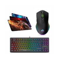Kit Gamer Cybertel 3 en 1 Teclado + Mouse + Pad Mouse