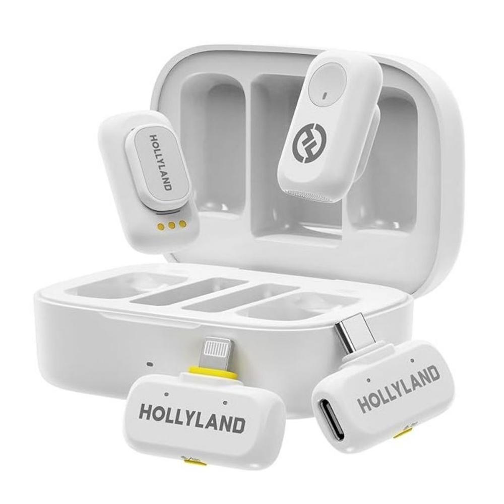 Micrófono Lavalier Hollyland Lark A1 Combo - Blanco