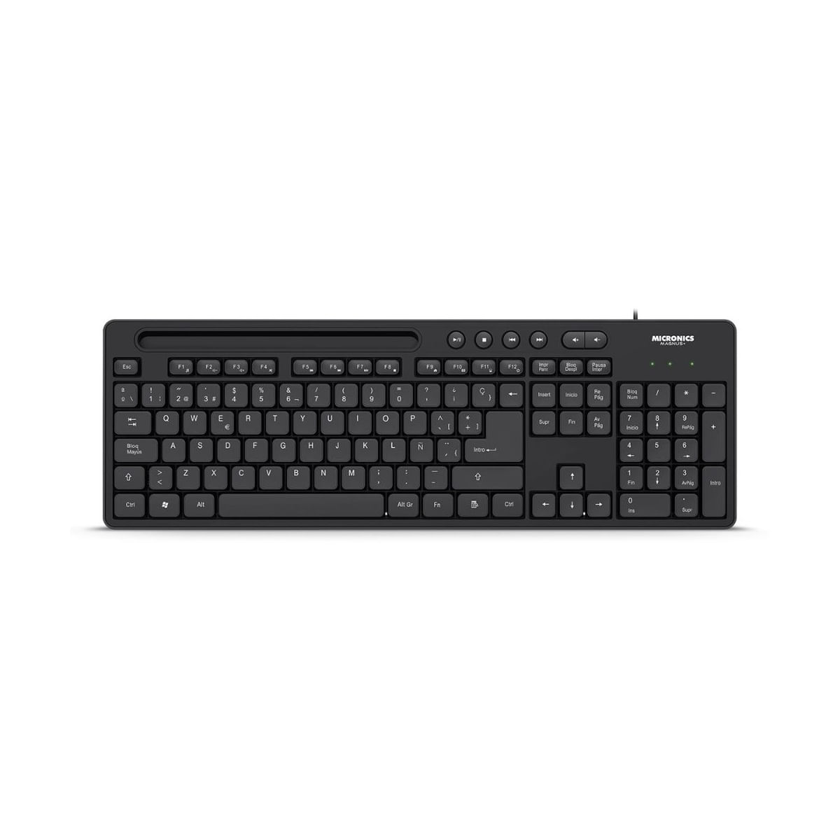 Teclado Micronics Magnus+ MIC K734 Multimedia