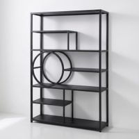 Estante Industrial Leandro Negro Coricha Home