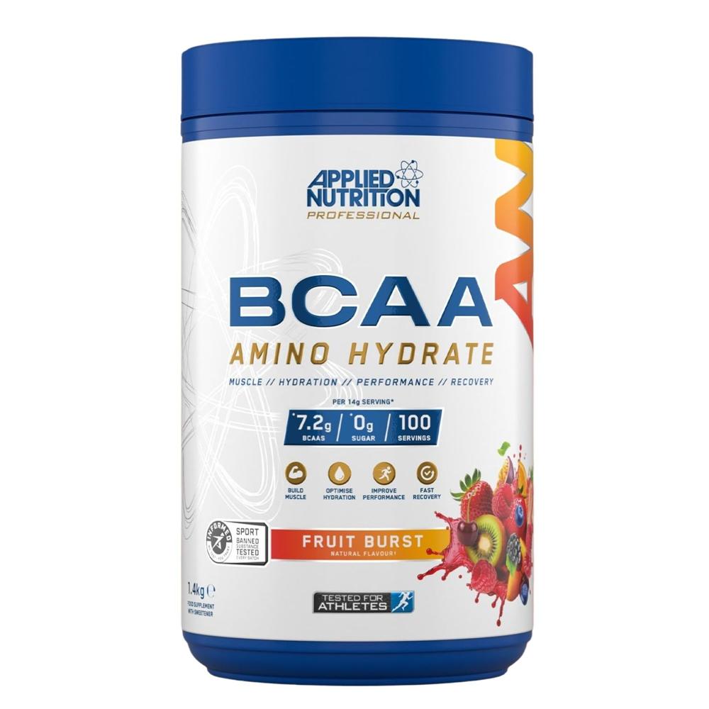 BCAA AMINO HYDRATE 100 SERV 1.4Kg SABOR FRUIT BURST