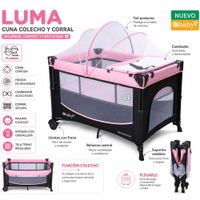 Cuna Colecho Luma Ebaby EB771 Rosado