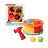 Juguete para Bebe 2 en 1 Tambor y Encaje  Naranja
