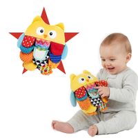 Peluche Sensorial de Búho Multicolor para Bebés