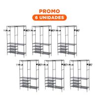 Pack6 Unidad Domestica de 2 Columnas para Casa con Estructura Estable