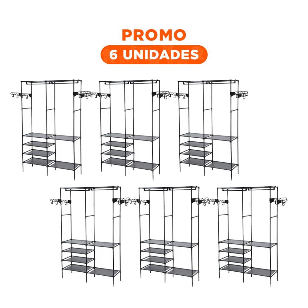 Pack6 Unidad Domestica de 2 Columnas para Casa con Estructura Estable