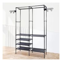 Modulo Perchero de 2 Columnas para Dormitorio con Orden y Facil Acceso Y Papel Regalo