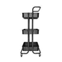 Rack 3 Niveles con Ruedas y Mango Grande para Espacios de Cocina o Sala Y notas