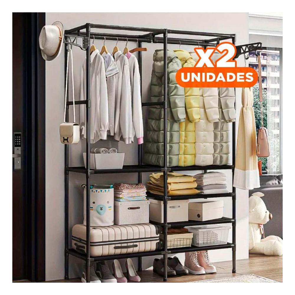 Pack2 Mueble Domestico de 2 Columnas para Hogar con Uso Diario Y Papel Regalo