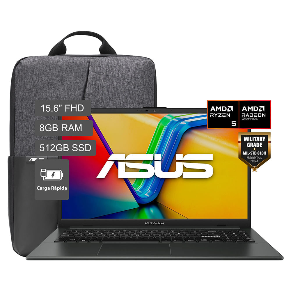 Laptop ASUS Vivobook Go 15 E1504FA-BQ2933W 15.6"" AMD Ryzen 5 40 8GB 512GB SSD