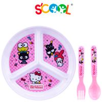 Set Plato Dividido SCOOL Hello Kitty