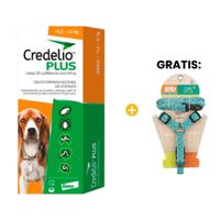 Credelio Plus Perro 5.5 kg - 11 kg x 3 Tabletas Y Gratis Pechera con Correa Talla L