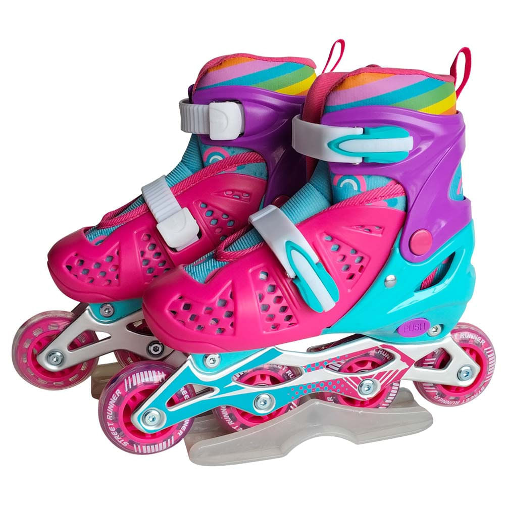 Patines Lineales STREET RUNNER Talla 35-38 Turquesa