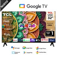 Televisor TCL QLED 32 FHD  Google Tv 32V51C