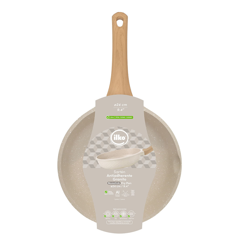 Sartén ILKO Embossed Sabbia 24cm