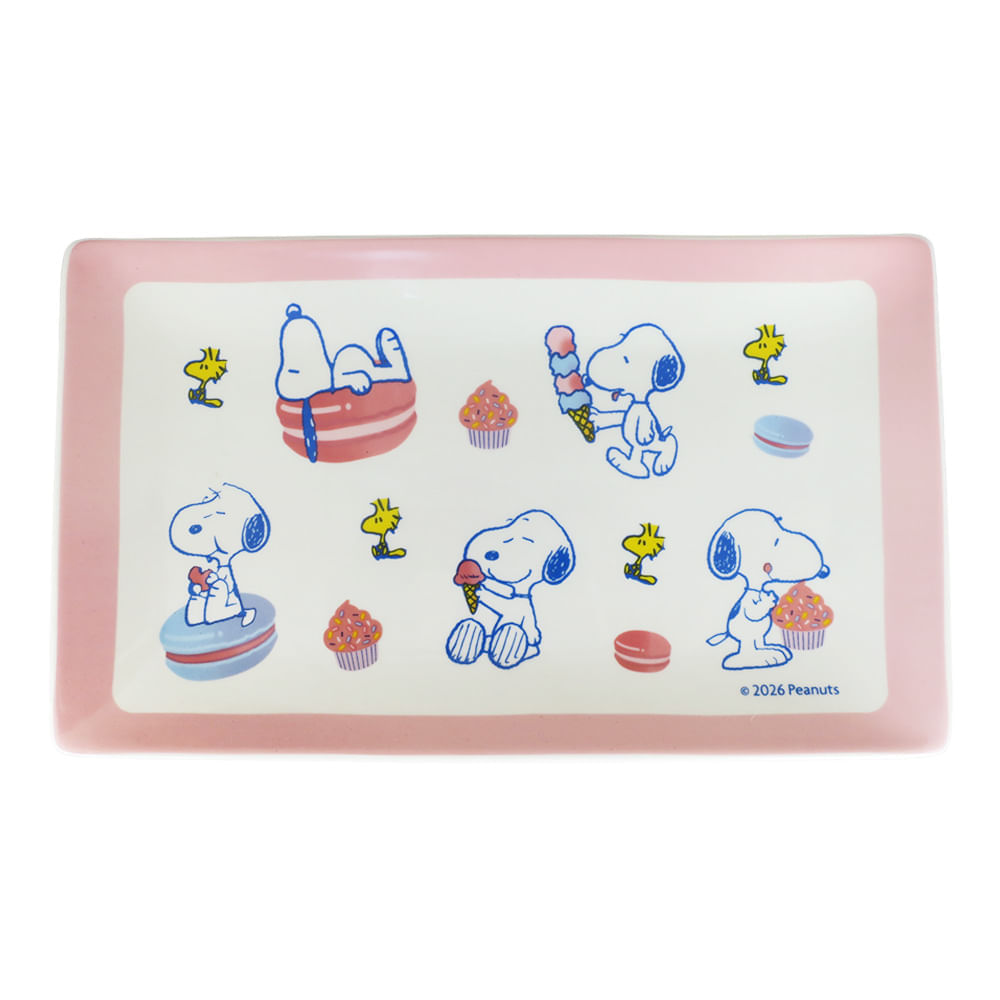 Plato Rectangular SNOOPY 1un