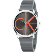 Reloj para Hombre Calvin Klein Minimal K3M211T3 Suizo Correa de Silicona Gris
