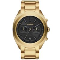 Reloj Diesel Tumbler DZ4492 Fecha Cronometro Acero Inoxidable Dorado Negro