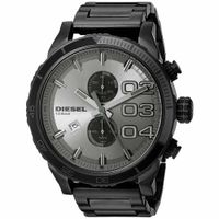 Reloj Diesel Double Down DZ4314 Fecha Cronometro Acero inoxidable Negro Gris