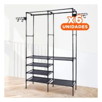 Pack6 Mobiliario Domestico de 2 Columnas para Dormitorio con Uso Practico Y Papel Regalo